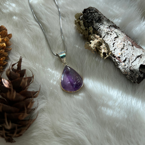 Amethyst Necklace "Vito"