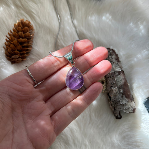 Amethyst Necklace "Ingrid"