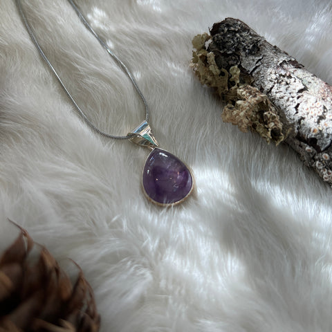 Amethyst Necklace "Ingrid"