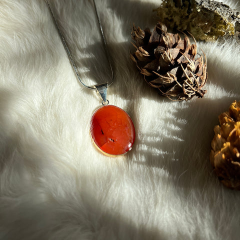 Carnelian Necklace "Grace"