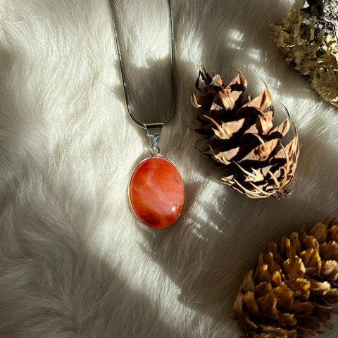 Carnelian Necklace "Joyce"