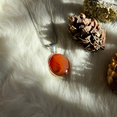 Carnelian Necklace "Luanne"