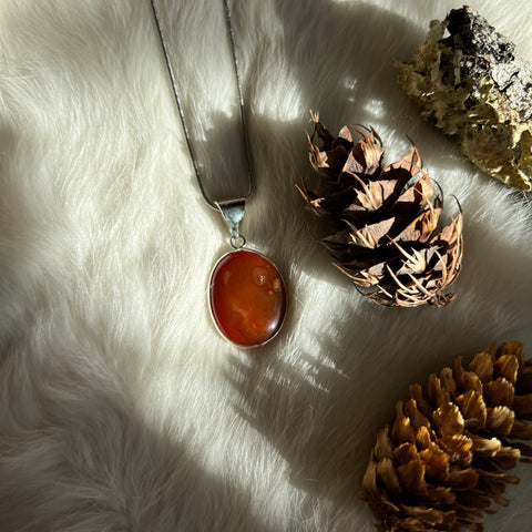 Carnelian Necklace "Maria"