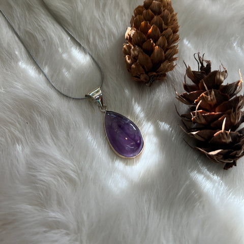 Amethyst Necklace "Rita"