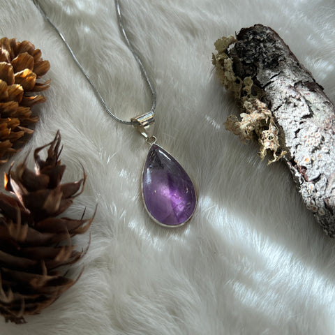 Amethyst Necklace "Ellen"