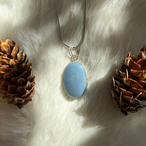 Angelite Necklace "Anita"