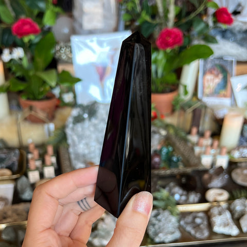 Little Gold Sheen Obsidian Obelisk