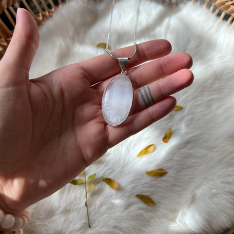 Selenite Necklace "Amaya"