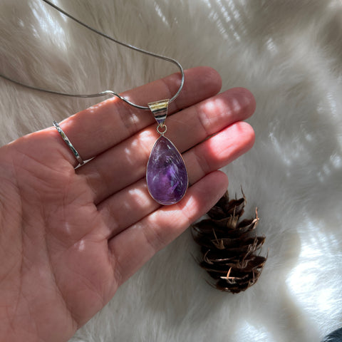 Amethyst Necklace "Rita"