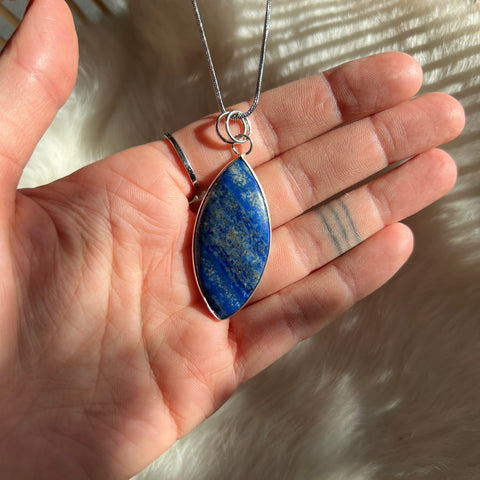 Lapis Lazuli Necklace "Rosemary"