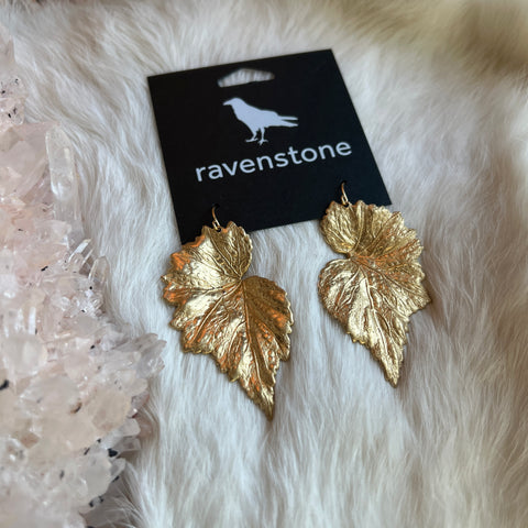 The Begonia Leaf Earrings