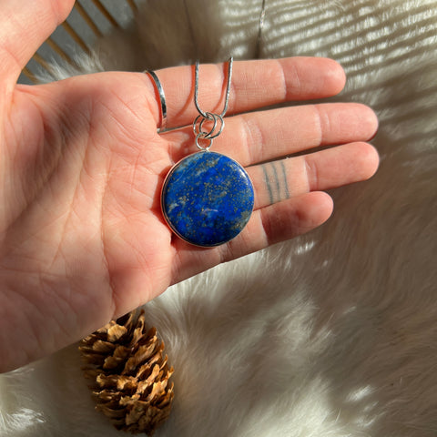 Lapis Lazuli Necklace "Barbara"