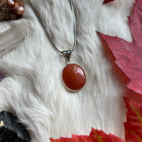 Carnelian Necklace "Katie"