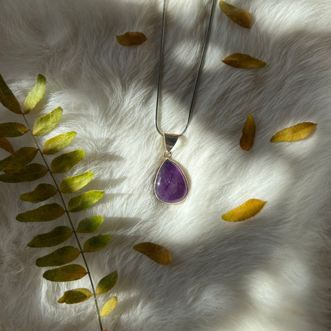 Amethyst Necklace "Elie"