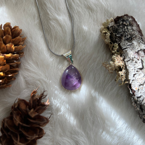 Amethyst Necklace "Ingrid"