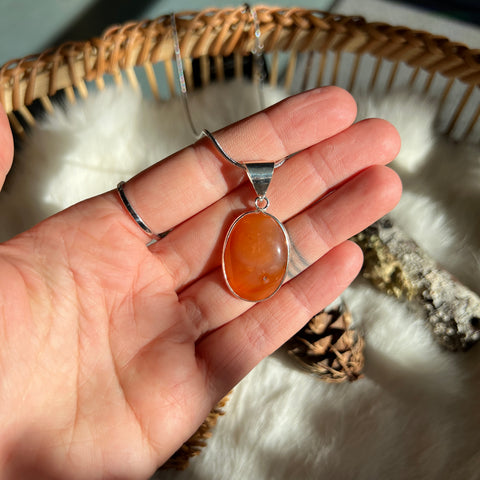 Carnelian Necklace "Sophia"