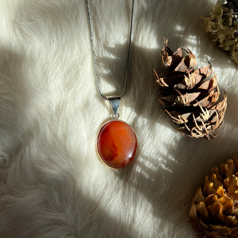 Carnelian Necklace "Luanne"