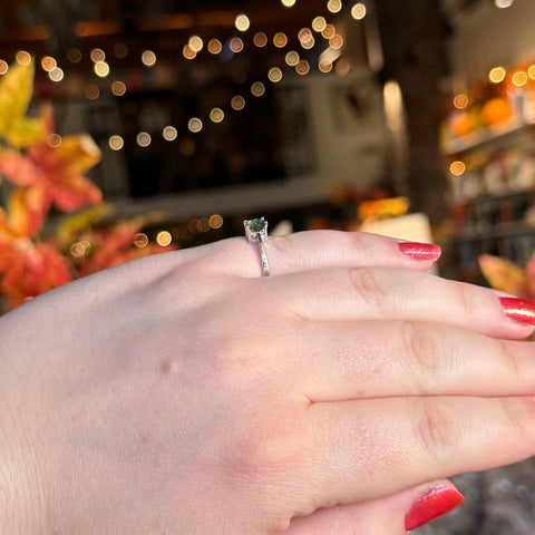 Moldavite Ring "Taylor" - Size 6