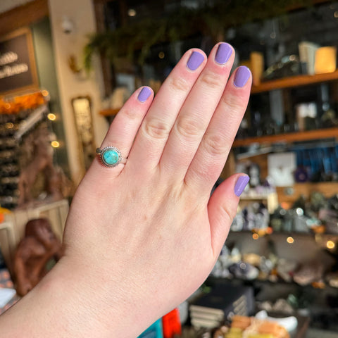 Turquoise Ring "Ali" - Size 7