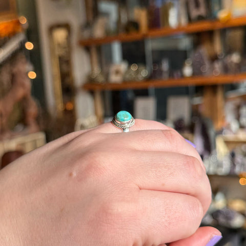 Turquoise Ring "Ali" - Size 7