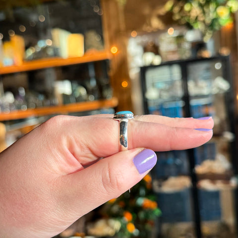 Larimar Ring "Kathy" - Size 9