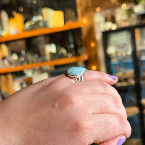 Larimar Ring "Carina" - Size 5.5