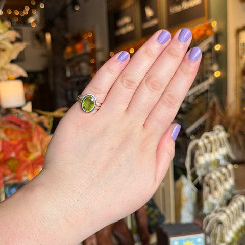 Peridot Ring "Harley" - Size 7