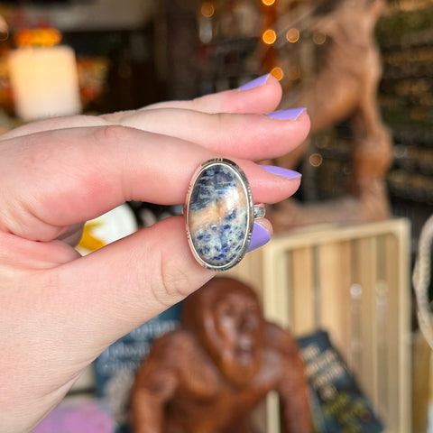 Sodalite Ring "Lexie" - Size 8.5