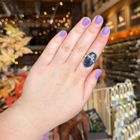 Sodalite Ring "Meredith" - Size 8.5