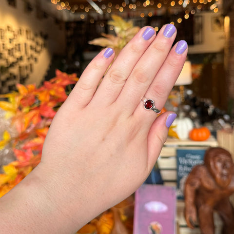 Garnet Ring "Catherine" - Size 11.5