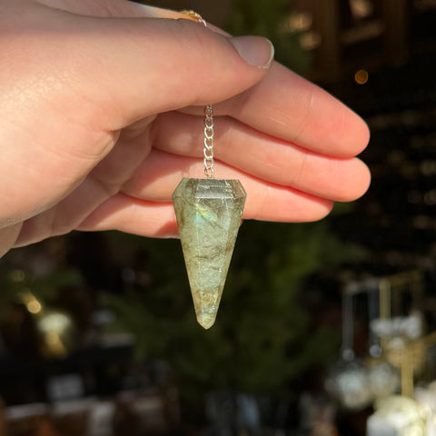 Labradorite Dowsing Pendulum