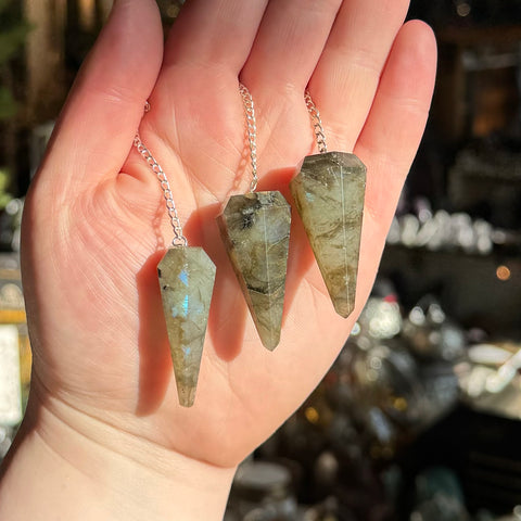 Labradorite Dowsing Pendulum