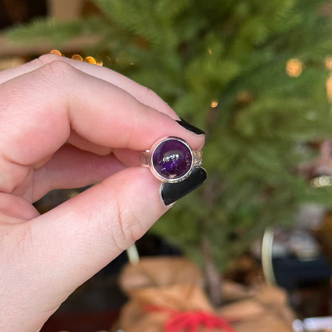 Amethyst Ring "Joy" - Size 6