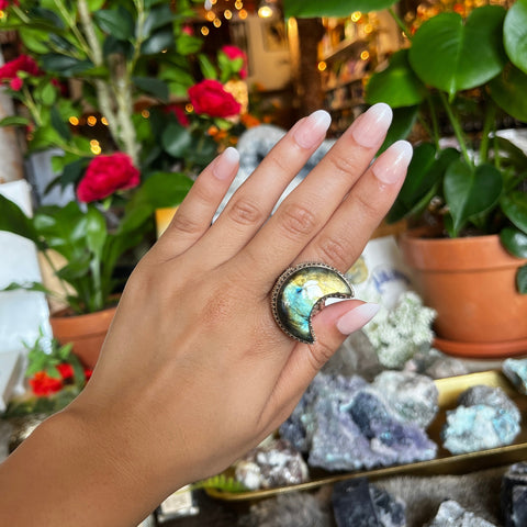 Labradorite Rings