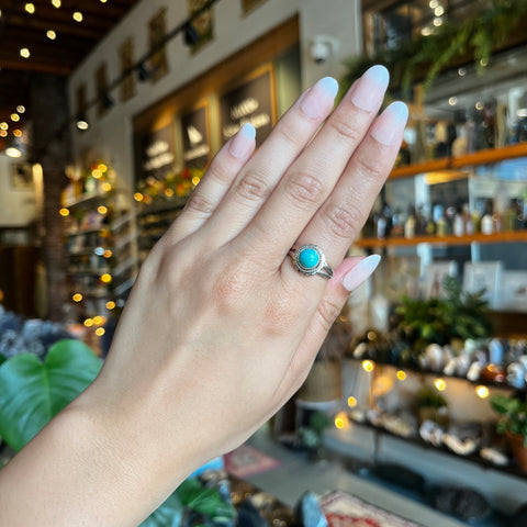 Turquoise Ring "Oscar" - Size 7