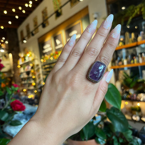 Amethyst Ring "Orion" - Size 10