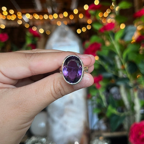 Amethyst Ring "Elyse" - Size 7