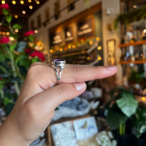 Amethyst Ring "August" - Size 7.5