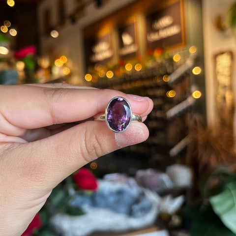 Amethyst Ring "Charlotte" - Size 10