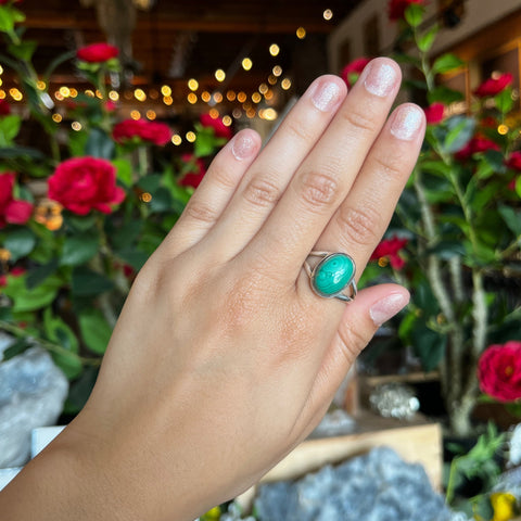 Malachite Ring "Bree" - Size 10