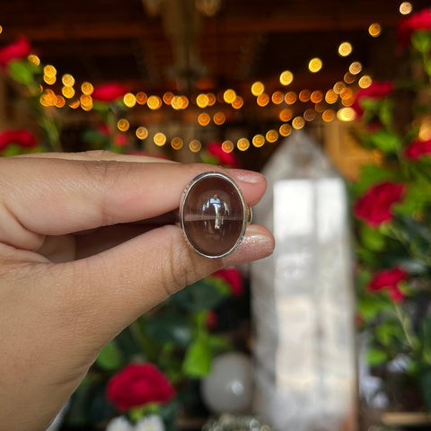 Smoky Quartz Ring "Julia" - Size 7