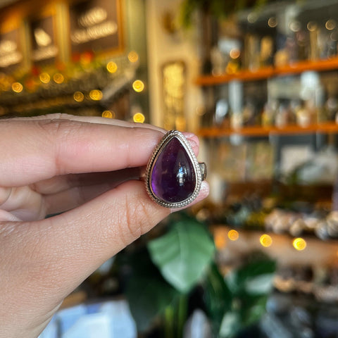 Amethyst Ring "Kelsey" - Size 7