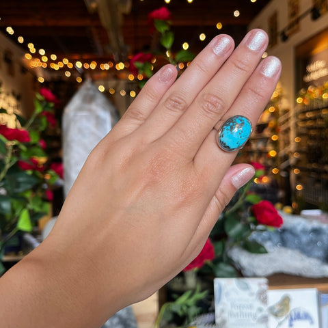 Turquoise Ring "Amaya" - Size 6