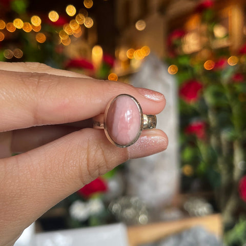 Pink Opal Ring "Shea" - Size 8