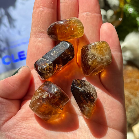 African Citrine Tumble