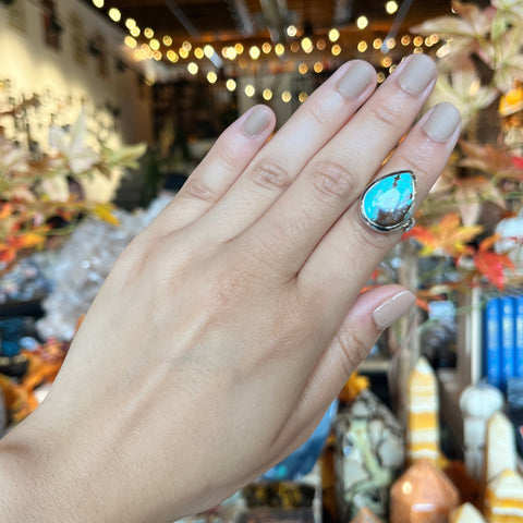 Turquoise Ring "Noreen" - Size 6