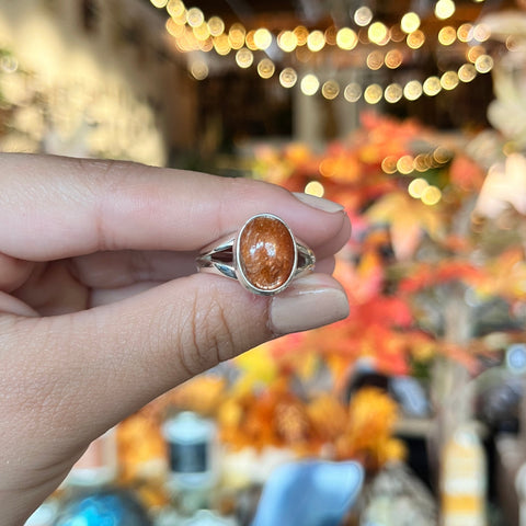 Sunstone Ring "Savannah" - Size 9