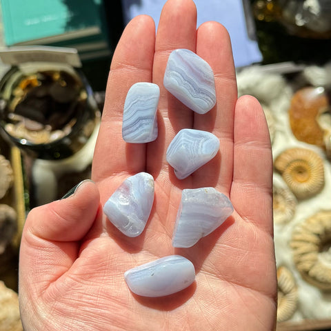 Blue Lace Agate Tumble