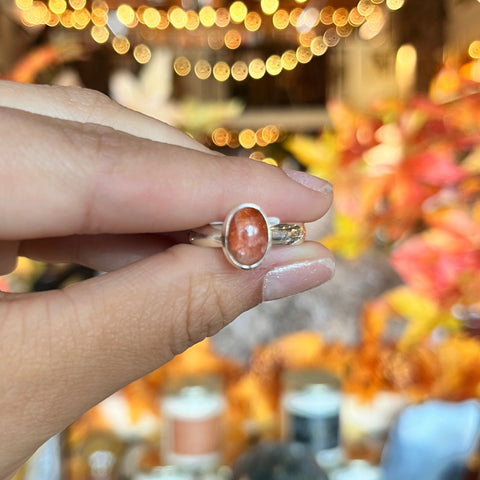 Sunstone Ring "Izzy" - Size 7