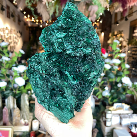 Fibrous Malachite "Gabrielle"